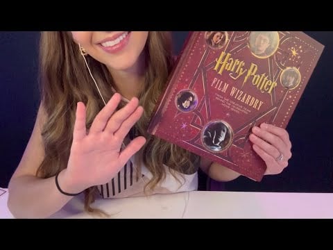 ASMR Harry Potter Film Wizardry 📖✨ Page Flipping, Tracing & Whisper Ramble