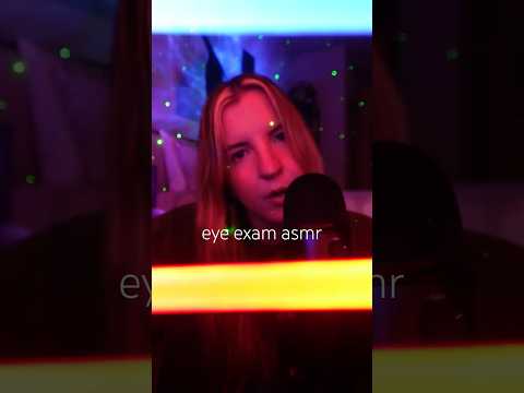 eye doctor roleplay ASMR *light triggers* #asmr #lighttriggers #personalattention