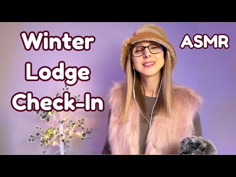 ASMR | Winter Lodge Check-In ❄️ Ocean Views, Forest Calm & Cozy Spa Ambience