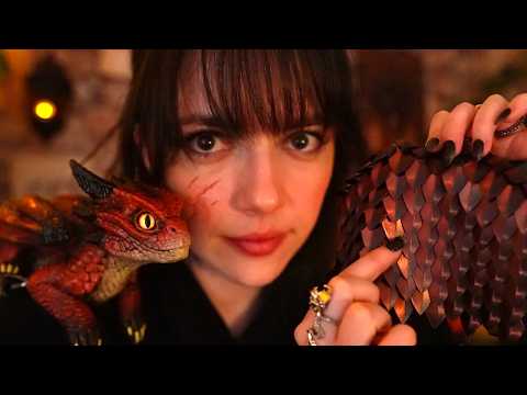 ASMR Adopting a Dragon  🏰⚔️🐉 (personal questions, armor measuring, fantasy roleplay)