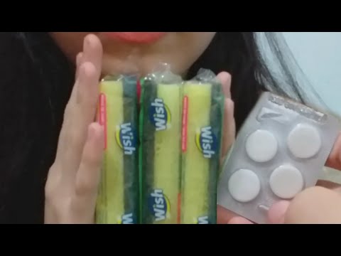 asmr com esponja e remédio 😴asmr with sponge and medicine