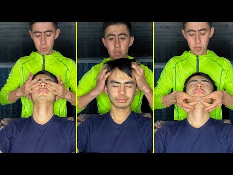 Relaxing Massage ASMR | Face, Head Massage For Asmr Sleep