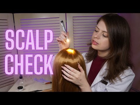 [ASMR]🔍 Lice Check Up and Treatment by School Doctor  Layered Sounds, Scalp Massage, Hair Brushing