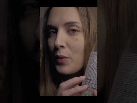 ASMR A Very Precise Hair Styling ✂️ #shorts