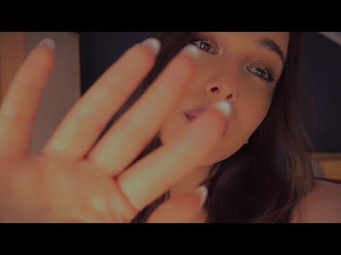 ASMR face touching | camera touching 💤 (soft, gentle, slow) - no talking