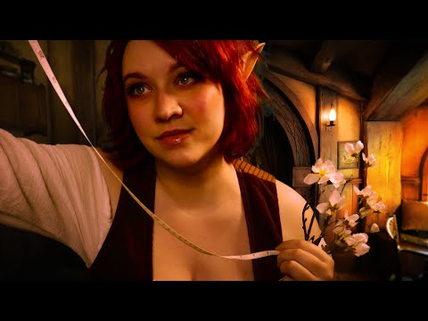 Gentle Hobbit measures you [ASMR] (scalp massage, measuring, personal attention, etc)