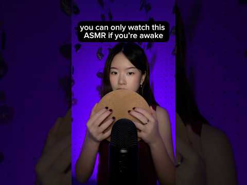 you can only read this caption if you’re awake #asmr