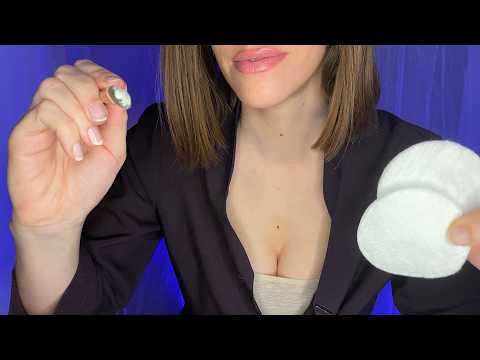 ASMR FRANÇAIS 👩‍⚕️ RP Dermatologue : Examen & soin de la peau ~ Dermatologist Face exam & Skincare 😴