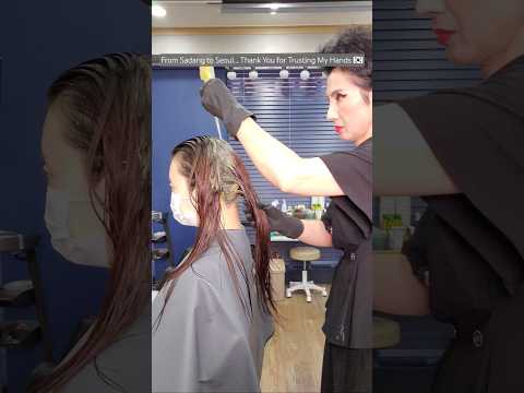 Root Color Touch-Up ASMR | A Client Traveled Over an Hour
