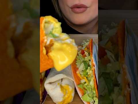 Homemade Cheese Tacos #asmr #food #yum  #tacos