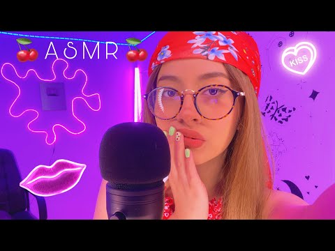 💋 BES0S EN TUS OÍDOS con diferentes micrófonos | M0UTH Sounds | Andrea ASMR 🦋