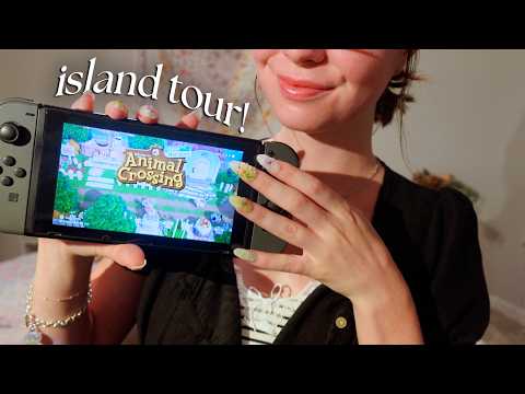 ASMR animal crossing island tour & clicky controller sounds 🏝️