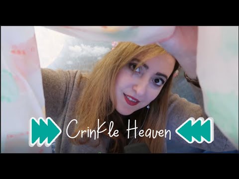 ♡ASMR Español♡ CRINKLE HEAVEN♡ (SUB ENG)⚠️ Sonidos INTENSOS y CRUJIENTES ⚠️