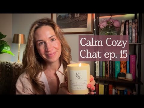 ASMR | Calm Cozy Chat ep. 15 ✨[Handmade Candle, Book Talk, cozy rambles & Q&A🕯️📖💛]