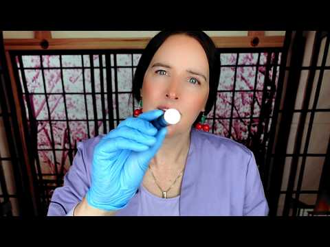 ASMR Cranial Nerve Exam After Concussion & Face Treatment