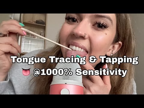 ASMR| Full Sensitivity Teeth/Tongue Tapping Mouth Sounds, Tongue Tracing & more