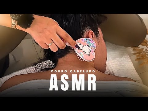 ASMR: MASSAGEM SUAVE NO COURO CABELUDO DE UMA FÃ