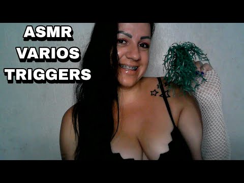 ASMR-VARIOS TRIGGERS VAI ARREPIAR SEU CÉREBRO #asmr #asmreating #rumo1k #arrepios