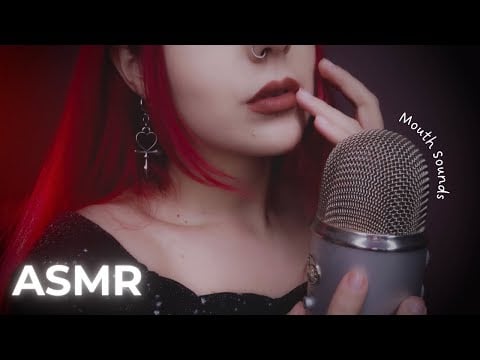 ASMR ✨ Sticky and Slow Mouth sounds (No Talking)