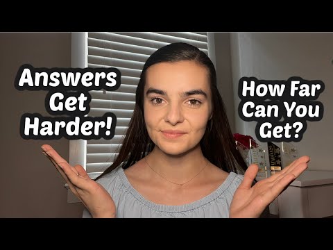 ASMR Whispering 200 General Knowledge Trivia Questions But The Questions Get Harder
