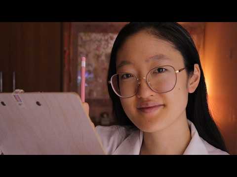 ASMR ROLEPLAY: ENFERMEIRA FAZENDO PERGUNTAS 👩‍⚕️📋 (FALA SUAVE, SEM ANÚNCIOS NO MEIO)
