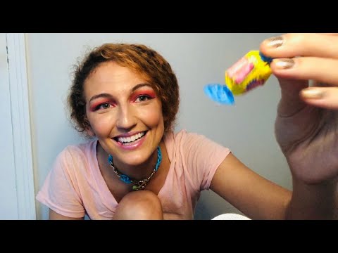 ASMR ~ GUM chewing | meet my NORMAL voice! +🎃 Halloween Announcement! 🎃