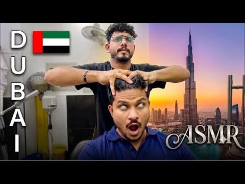 ASMR 😱 $5 45 Mohsin's Head Massage in Dubai 🇦🇪 | This Massage Sent Me to the Stars 🌟