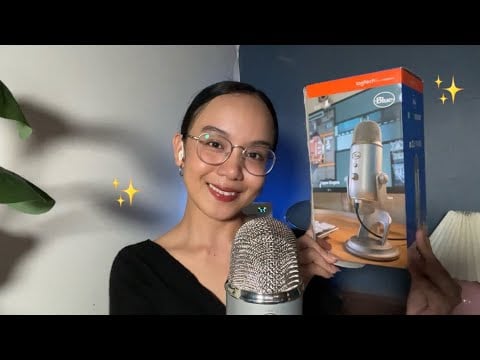 ASMR trying my new mic 🥳🎉