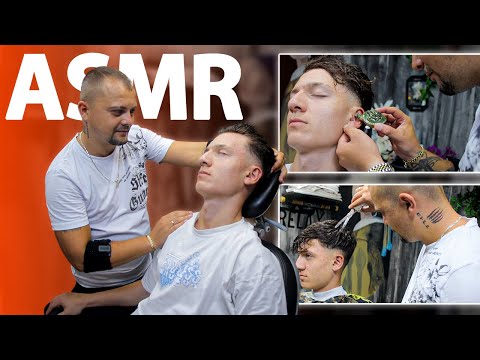 ASMR Sleep Relief With Haircut and ASMR Head Massage