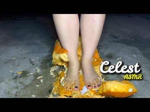 SMASHING PUMPKIN! 🎃 - Halloween Special | Celest ASMR