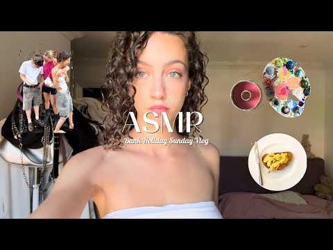 ASMR Bank Holiday Weekend Vlog (Food, Friends, Sun)