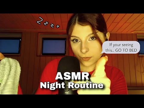 ASMR Getting you ready for bed - Mouth Sounds, Personal Attention