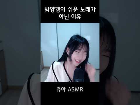 밤양갱을 처음부를때 힘든이유 #shorts #asmr