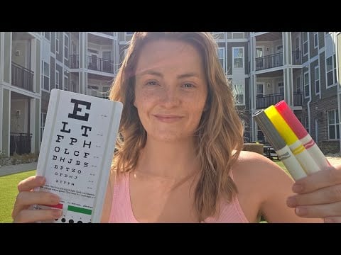 ASMR 10 Minute Cranial Nerve Exam Outside