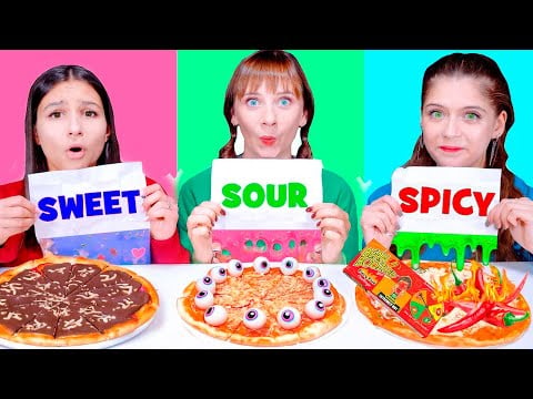 ASMR Sweet, Sour, Spicy Pizza Challenge | Best Compilation
