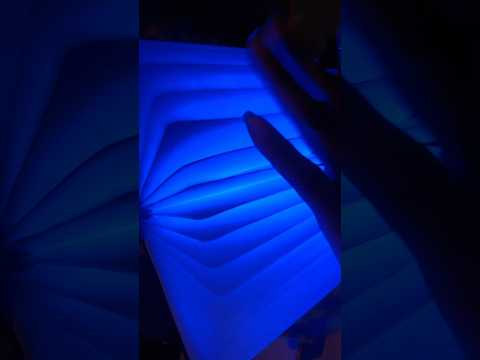 ASMR book lamp light triggers with intuition test #asmr