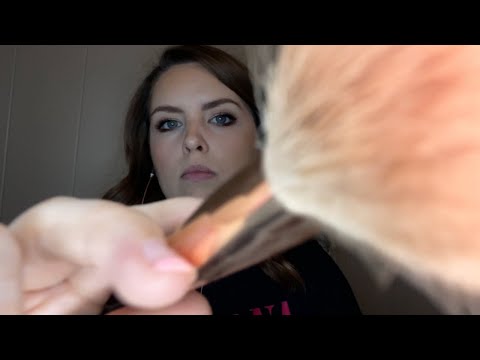 ASMR Makeup (brushing, scratching)