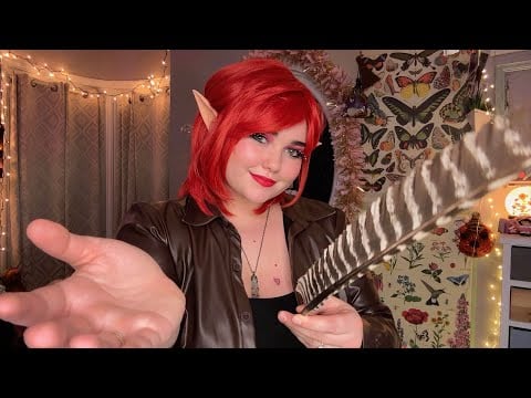 Fairy Heals You with her Magical Feather 🪶 ASMR | Personal Attention 🌛
