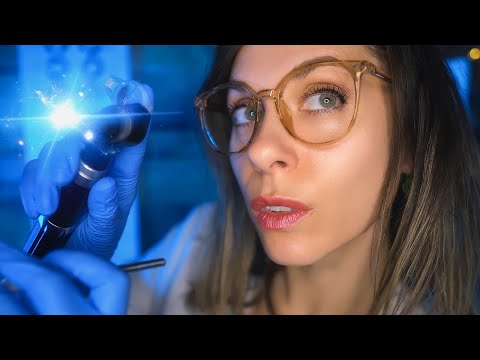 Deep Ear cleaning, ASMR inaudible Otoscope inspection for SLEEP, personal attention