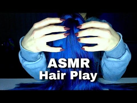 ASMR Hair Play - Head Massage - Scalp Scratching - No Talking 