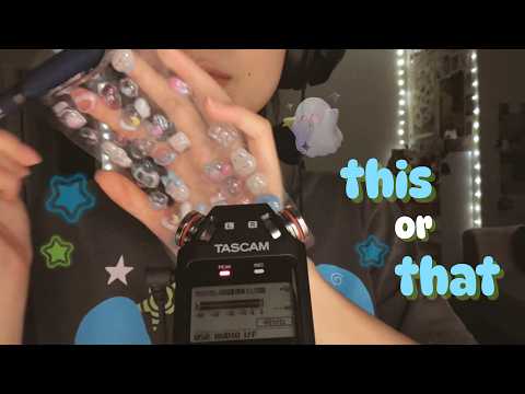 asmr | a video that indecisive people would hate ⋆୨୧˚ Miguel's Custom