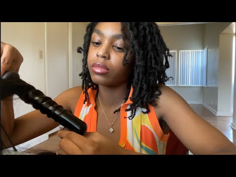 ASMR Curling Your Hair & Styling Your Outfit For Senior Skip Day