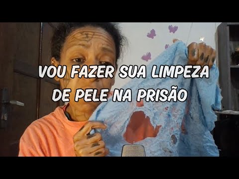 FAZENDO SUA LIMPEZA DE PELE NA PRISÃO COM MÉTODO EFICAZ  #asmr  #comedia #asmrroleplay