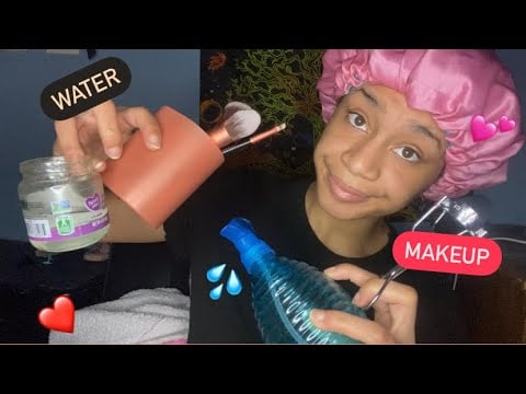 ASMR - Water Makeup & Affirmations (Mimi)