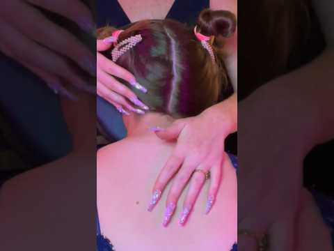 ASMR Nape Tracing & Hairplay 💖 (click below for full vid!) #asmrmassage #asmr #asmrwhispering