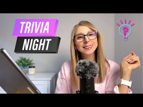 50 Pop Culture Trivia Questions - ASMR Game Night with Relaxing Sounds & Triggers