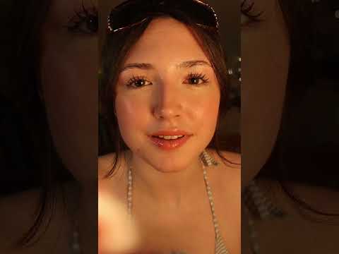 Helping you get ready for the beach (full video on my YouTube!) #asmr #tingles #relaxing