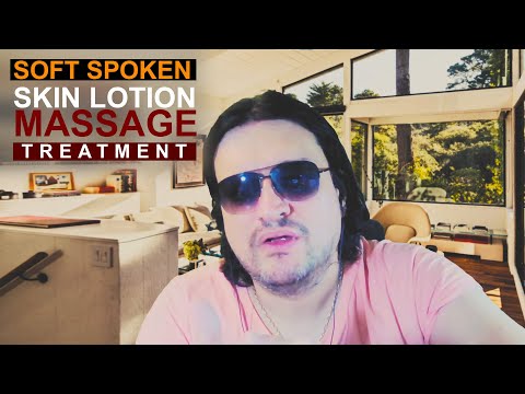 Face massage | Soft treatment with skin lotion | Tingling sensations | Soft Spoken ASMR