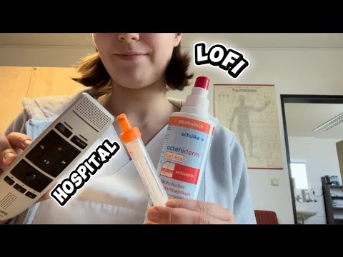 Fast Lofi ASMR at my work in the hospital 🏥 | Lofi ASMR 