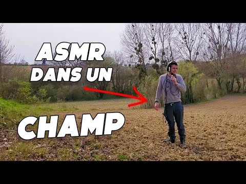 ASMR DANS UN CHAMP ! 🌎